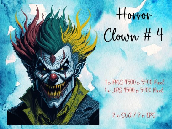 Download Horror Clown # 4 - Horror Collection