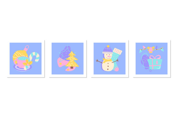 Download New Year and Xmas Social Media Post Set - Year Collection